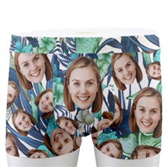 Personalized Photo Many Face Head Hawaii Style Boxer - Men s Boxer Briefs