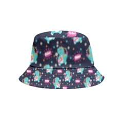 Personalized Rock Dinosaur Name Bucket Hat (Kids)