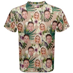 Personalized Couple Many Faces Hawaii T-Shirt - Men s Cotton T-Shirt
