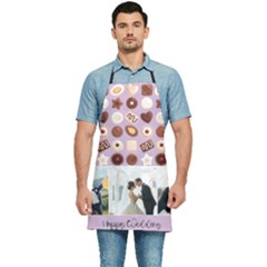 Personalized Chocolate Name Photo Kitchen Apron