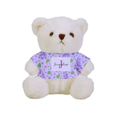 Personalized Flower Pattern Name Full Print Cuddly Teddy Bear