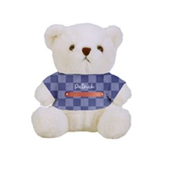 Personalized Denim Name Full Print Cuddly Teddy Bear
