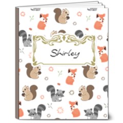 Personalized Name Fox Hardcover Notebook