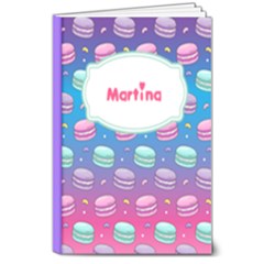 Personalized Name Macaron Hardcover Notebook - 8  x 10  Hardcover Notebook
