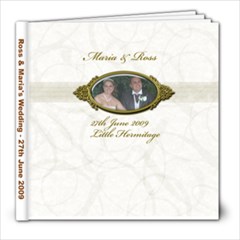 Ross & Maria s Wedding - 8x8 Photo Book (20 pages)
