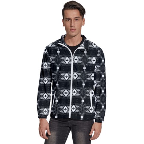 Men s High Neck Windbreaker 