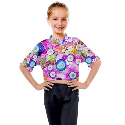 Kids Mock Neck T-Shirt 