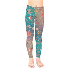 Personalized Select Color Bird Illustration - Kids  Leggings