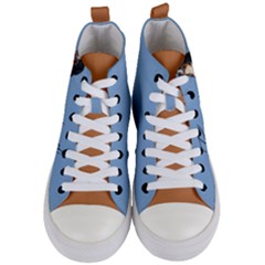 Personalized Photo Pet Name - Women s Mid-Top Canvas Sneakers Personalized Photo Pet Name - Women s Mid-Top Canvas Sneakers