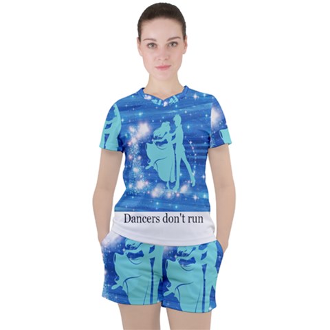 Women s Mesh T-Shirt and Shorts Set 