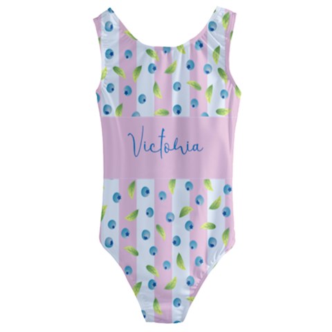 Kids  Cut-Out Back One Piece Swimsuit 