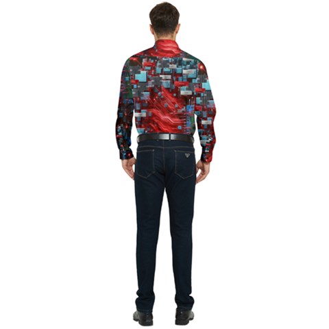Men s Long Sleeve Pocket Shirt  