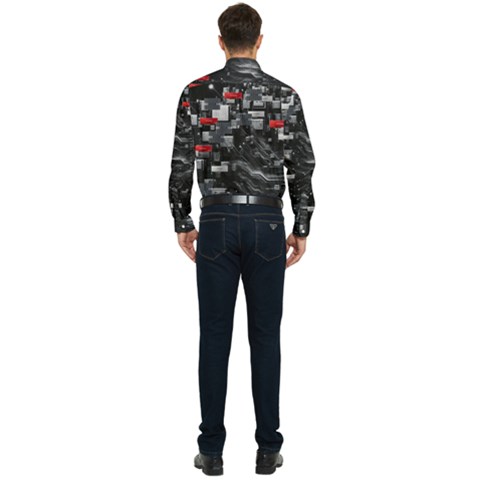 Men s Long Sleeve Pocket Shirt  