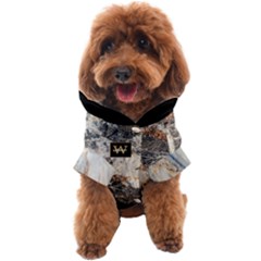 Custom Marble Initial Name Any Text - Dog Coat Custom Marble Initial Name Any Text - Dog Coat