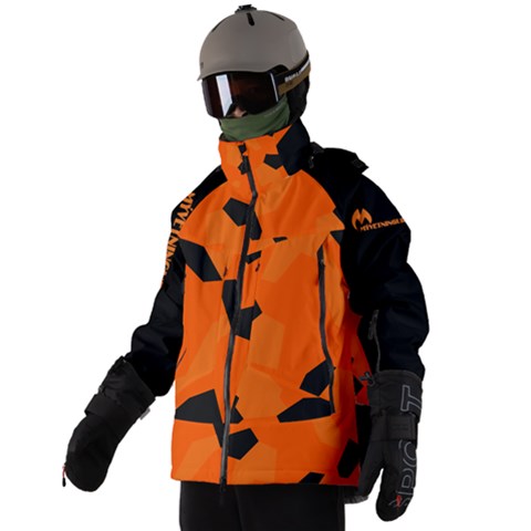 Men s Zip Ski and Snowboard Waterproof Breathable Jacket 