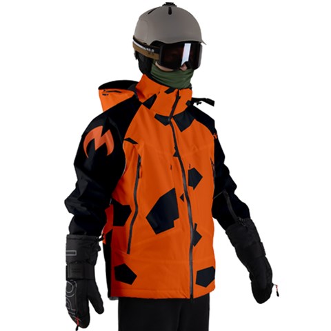 Men s Zip Ski and Snowboard Waterproof Breathable Jacket 