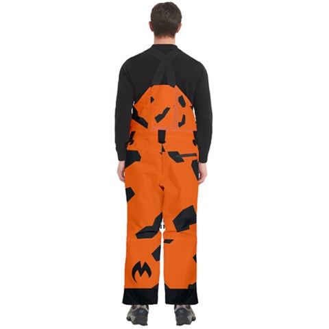Men s Front Zip Ski And Snowboard Bib Pants 