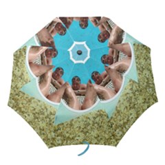 Stained Glass Sea Umbrella - Folding Umbrella