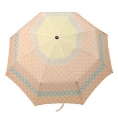 Peach Polka Dots Umbrella