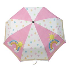 Sunshine, Lollipops and Rainbows Umbrella - Folding Umbrella