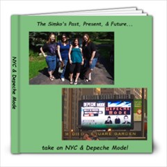 NYC Depeche Mode - 8x8 Photo Book (20 pages)