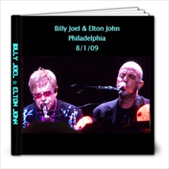 Billy Joel & Elton John - 8x8 Photo Book (20 pages)