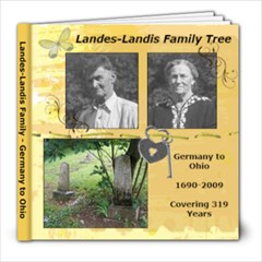 Landes-Landis Family Book - 8x8 Photo Book (60 pages)