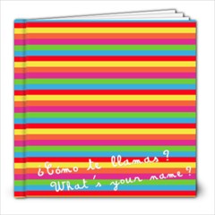English - Spanish Book 8x8