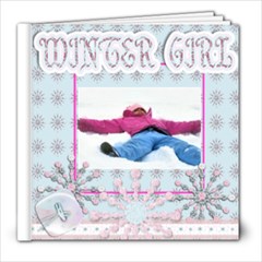 winter girl quick page book - 8x8 Photo Book (20 pages)