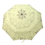 Taupe swirls umbrella - Folding Umbrella