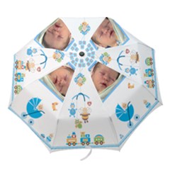 Cute as a Button Baby Shower Umbrella - Folding Umbrella