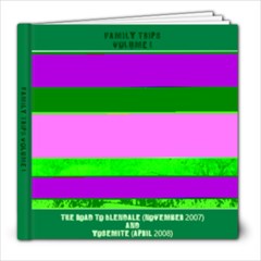 Glendale and Yosemite - 8x8 Photo Book (39 pages)
