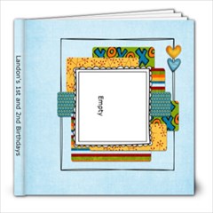 Landon s Birthday Book - 8x8 Photo Book (20 pages)