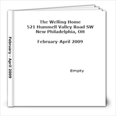Hummell Valley House Feb-April 2009 - 8x8 Photo Book (20 pages)