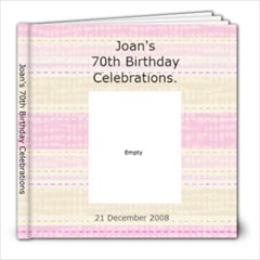 Joan s 70th Birthday - 8x8 Photo Book (20 pages)