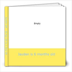Jayden 6M 39p - 8x8 Photo Book (39 pages)