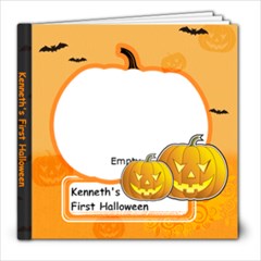 Kenneth s First Halloween - 8x8 Photo Book (39 pages)