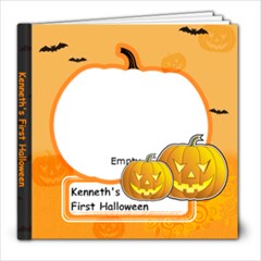 Kenneth s First Halloween - 8x8 Photo Book (39 pages)