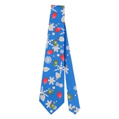 snowflake light tie - Necktie (Two Side)