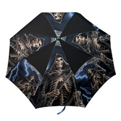 Skeleton Grim Reaper Umbrella - Folding Umbrella