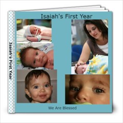 Isaiah s first year - 8x8 Photo Book (20 pages)