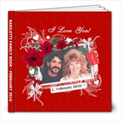 I Love You Valentine 8x8 RED cover - 8x8 Photo Book (20 pages)