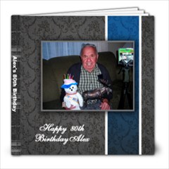 dads 80th - 8x8 Photo Book (20 pages)