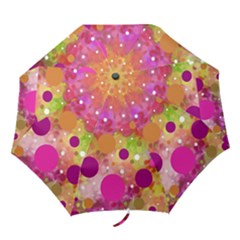 Polka Dot Fun - Folding Umbrella