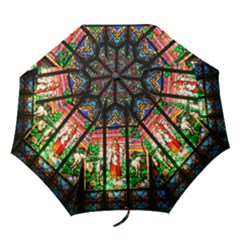 Stained glass umbrella - Folding Umbrella