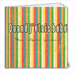 Album de bébé (français) - 8x8 Photo Book (20 pages)