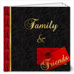 Red Black & White - 12x12 Photo Book (20 pages)