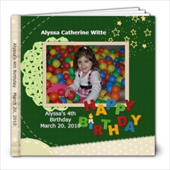 Alyssa s 4th Birthday - 8x8 Photo Book (20 pages)