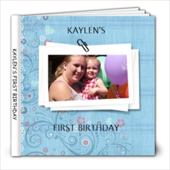 KAYLEN 1ST BIRTHDAY - 8x8 Photo Book (30 pages)