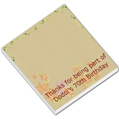 Dodoi s 70th birthday - Small Memo Pads